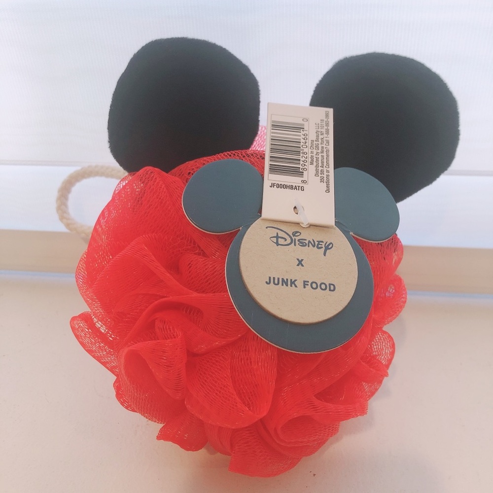 2for$10🍏Disney x JUNK FOOD Bath Sponge Scrubber - Picture 1 of 6